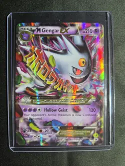 Pokemon TCG M Gengar EX XY166 Full Art Holo Promo Mega Gengar 210 HP - Image 1