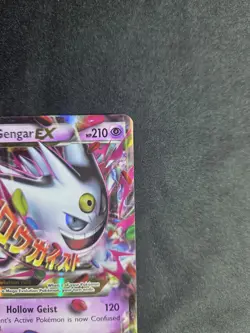 Pokemon TCG M Gengar EX XY166 Full Art Holo Promo Mega Gengar 210 HP - Image 4