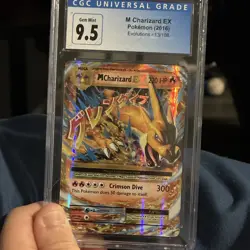 CGC 9.5 M Charizard EX 13/108 Evolutions Holo Ultra Rare English 2016 - Image 1