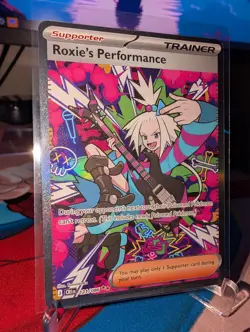 Pokemon Roxie's Performance 121/086 SIR Chaos Rising Special Illustration Rare - Image 2
