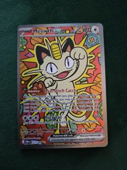 Meowth EX Pokemon Perfect Order 121/088 Special Illustration Rare SIR NM/Mint - Image 1