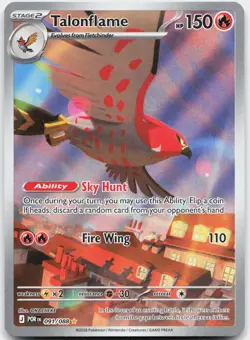 Talonflame 091/088 Holo Illustration Rare Perfect Order Pokemon Near Mint - Image 1