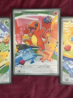 Pokemon First Partner Illustration Collection Series 1 Kanto GEN 1 Starters Set - Image 3