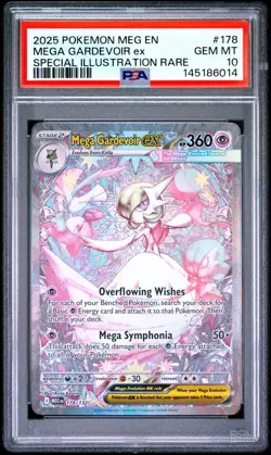 Pokemon Mega Evolution # 178 Mega Gardevoir EX Special Illustration Rare PSA 10 - Image 1