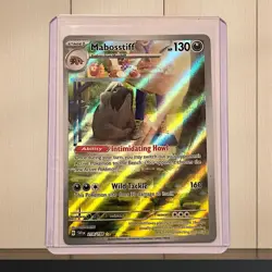Pokemon Mabosstiff SV Rare Holo 218/198 Scarlet & Violet Full Art TCG Card NM - Image 1
