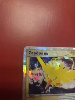 Pokemon EX FireRed & LeafGreen ZAPDOS EX Cracked Ice Holo 116/112 HP - Image 4