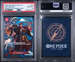 Kid & Killer 003 Special Alternate Art One Piece Japanese PSA 10 OP14 SP - Image 3
