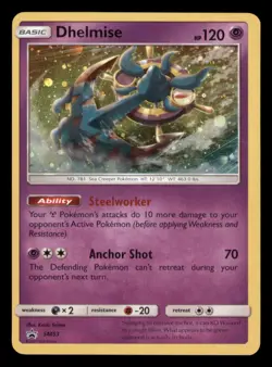 Dhelmise - SM53 Holo Promo Sun & Moon Promo Pokemon TCG NM - Image 1