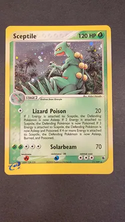 Sceptile EX Ruby & Sapphire Holo Rare 11/109 English - Image 1