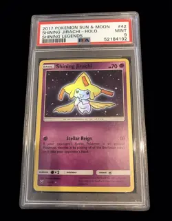 2017 Pokemon Sun & Moon Shining Hirachi Holo #42 PSA 9 MINT - Image 1