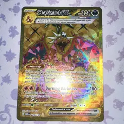 Pokemon TCG Charizard Base Set Holo Rare 120 HP Stage 2 4/102 English Arita - Image 2