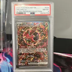 The Pokemon Company Pokemon TCG Oricorio ex 024 ME Promo Holo PSA 8 - Image 1