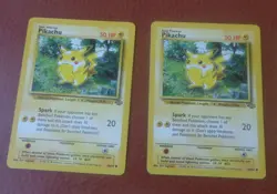 Pokemon Pikachu 60/64, 58/102. #25, Lot of 7, excellent, unplayed, Basic , 1999 - Image 2