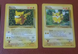 Pokemon Pikachu 60/64, 58/102. #25, Lot of 7, excellent, unplayed, Basic , 1999 - Image 3