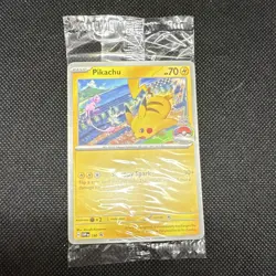 Pokemon TCG Pikachu SVP 190 Scarlet & Violet Promo 2024 World championship stamp - Image 1