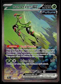 Iron Leaves ex 203/162 Special Illustration Rare Temporal Forces Pokemon NM - Image 1