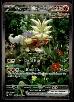 Gouging Fire ex 204/162 Special Illustration Rare Temporal Forces Pokemon NM - Image 1