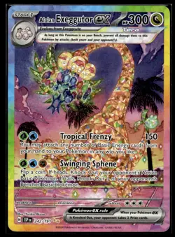 Alolan Exeggutor ex 242/191 Special Illustration Rare Surging Sparks Pokemon NM - Image 1