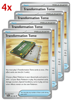 Pokemon TCG 4x Transformation Tome Playset NM - Image 1