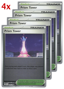 Pokemon TCG 4x Prism Tower Reverse Holo Playset NM - Image 1