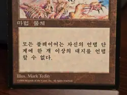 1996 MTG Korean Winter Orb 4th Edition Fourth Foreign Black Border - Image 4