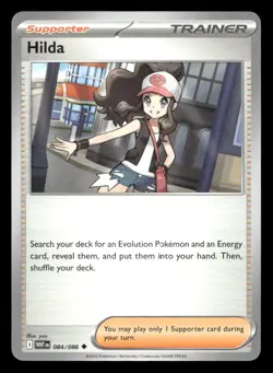 Hilda 084/086 White Flare NM/M Pokemon - Image 1