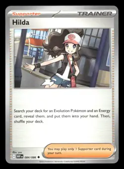 Hilda 084/086 White Flare NM/M Pokemon - Image 1