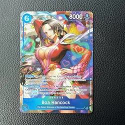 Boa Hancock Bandai One Piece CCG Heroines EB03-026 Character 8000 Power - Image 1