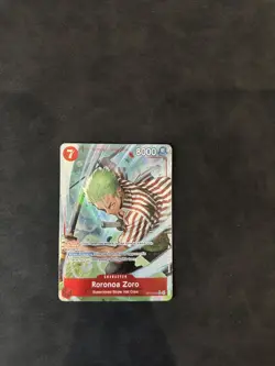 One Piece English OP14-015 Roronoa Zoro R Alt Art The Azure Sea's Seven - M/NM - Image 1