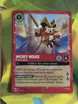 Disney Lorcana SEALED promo tinker Bell, stitch, Scrooge lot (Mickey unsealed) - Image 5