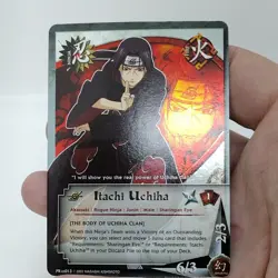 Itachi Uchiha PR-US013 limited Edition Promo Card Holo Naruto - Image 2