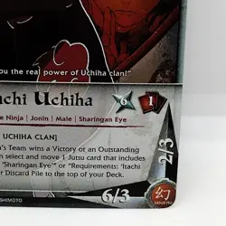 Itachi Uchiha PR-US013 limited Edition Promo Card Holo Naruto - Image 5