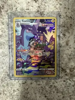 Toxtricity GG09/GG70 Holo Rare Crown Zenith Pokemon Cards - Image 1