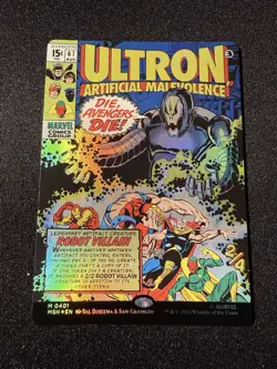 Ultron, Artificial Malevolence (Borderless) (401) Foil - Marvel MTG - Image 1