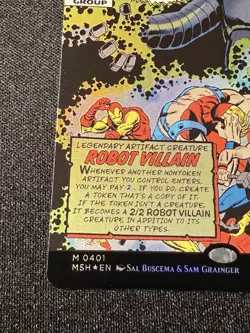 Ultron, Artificial Malevolence (Borderless) (401) Foil - Marvel MTG - Image 4