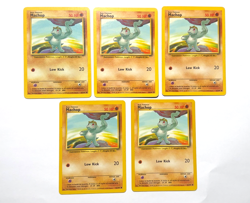 Machop 52/102 Base Set Pokemon Card WOTC Vintage Unlimited Common 1999 - Image 1