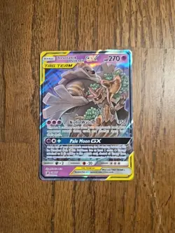 Trevenant & Dusknoir GX TAG TEAM Promo Holo SM217 Pokemon Card 270 HP SM - Image 1