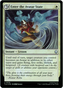 Enter the Avatar State (Foil) 0018 - Avatar: The Last Airbender TLA - MTG - NM/M - Image 1