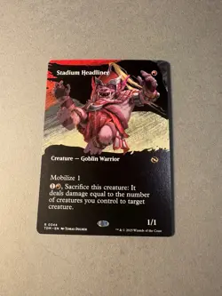 Stadium Headliner (Borderless) Foil R Tarkir: Dragonstorm 344 NM - Image 1