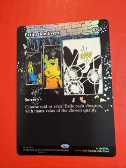 Extinction Event - 65 - MTG: Marvel Super Heroes - Borderless Showcase - FOIL - Image 1