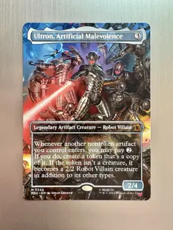 Ultron, Artificial Malevolence - 344 - MTG: Marvel Super Heroes - Borderless - Image 1