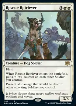 x1 Rescue Retriever - The Brothers' War - NM - MTG - Image 1