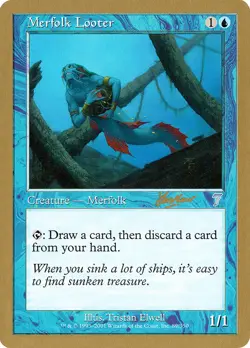4x Merfolk Looter - LP - World Championships 2002 - (random signature version) - Image 1