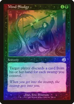 MTG Torment --- MIND SLUDGE --- FOIL! Uncommon! NM! Magic the Gathering! - Image 3