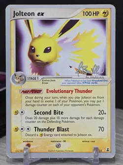 Pokemon Card Jolteon, ex 109/113 Delta World Championships 2006 Rare Non Holo - Image 5