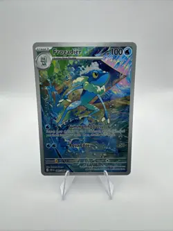 Pokemon TCG Frogadier 089/086 Crown Zenith Full Art Holo Rare Stage 1 HP 100 EN - Image 1