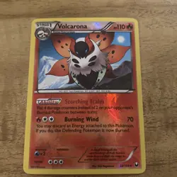 Volcarona Reverse Foil Pokemon Black & White Dark Explorers #22 22/108 - Image 1