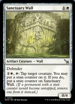 x1 Sanctuary Wall - Murders at Karlov Manor - NM - MTG - Image 1