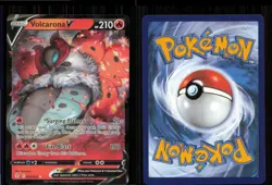 Volcarona V 021/203 Holo V Rare Evolving Skies Pokemon Near Mint - Image 3