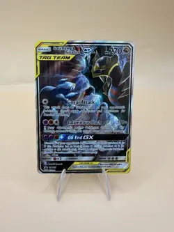 2019 POKEMON GARCHOMP & GIRATINA GX SM193 TAG TEAM BLACK STAR PROMO ENGLISH - Image 1